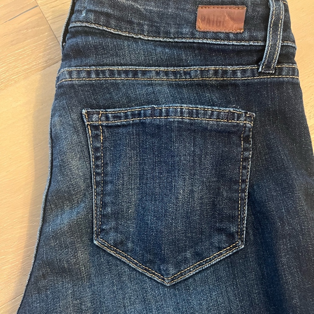 PAIGE Blue Classic crop